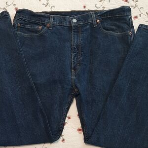 Levi's 505 Men's 40 X 32 Classic Medium Dark Blue Jeans